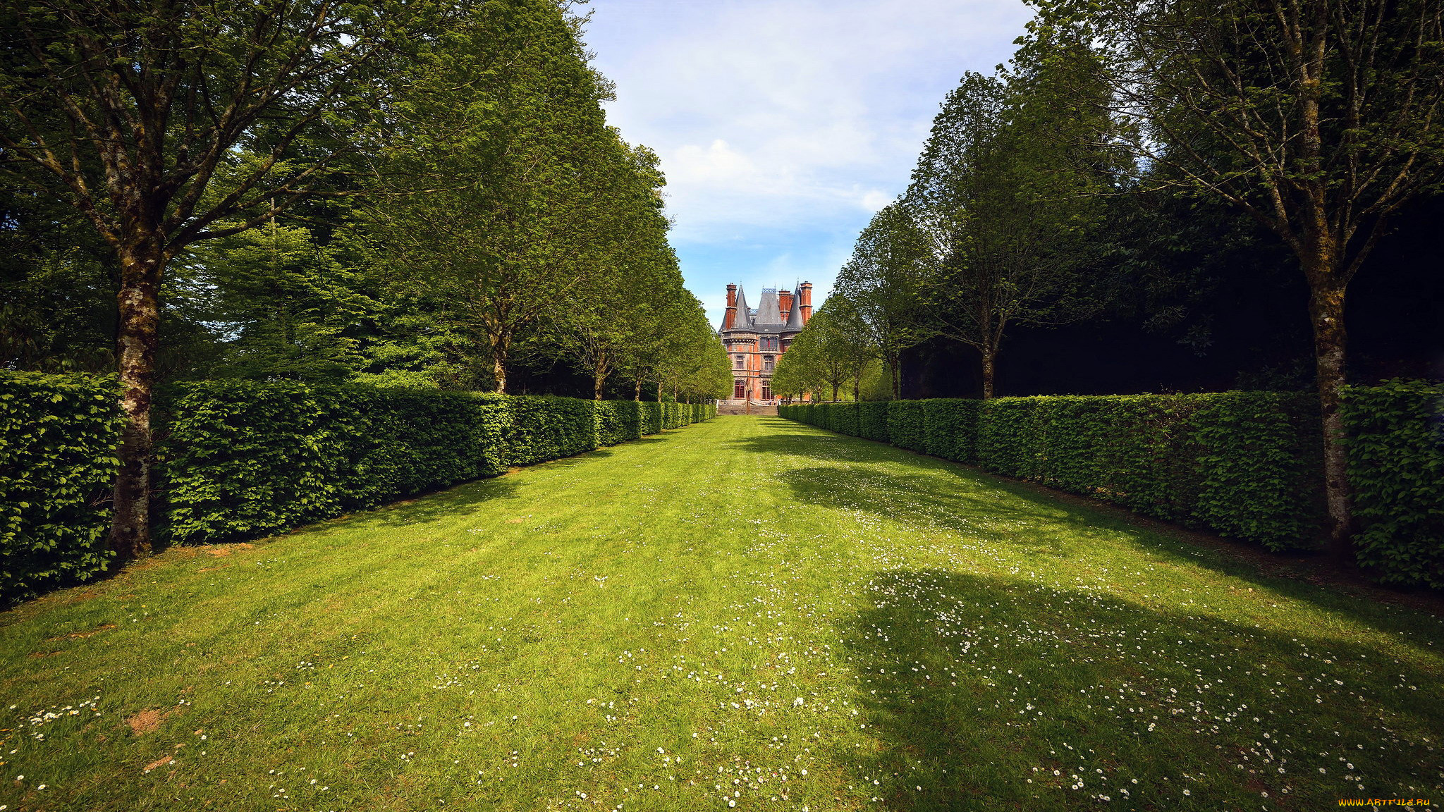 chateau of trevarez, france, ,  , chateau, of, trevarez